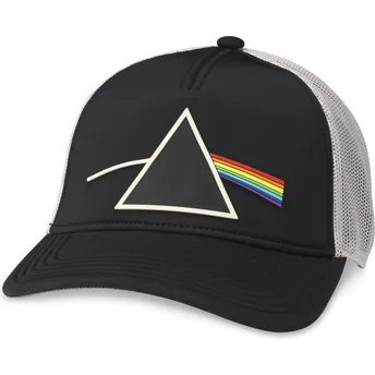 Czapka trucker czarno-biała snapback Pink Floyd Riptide Valin od American Needle