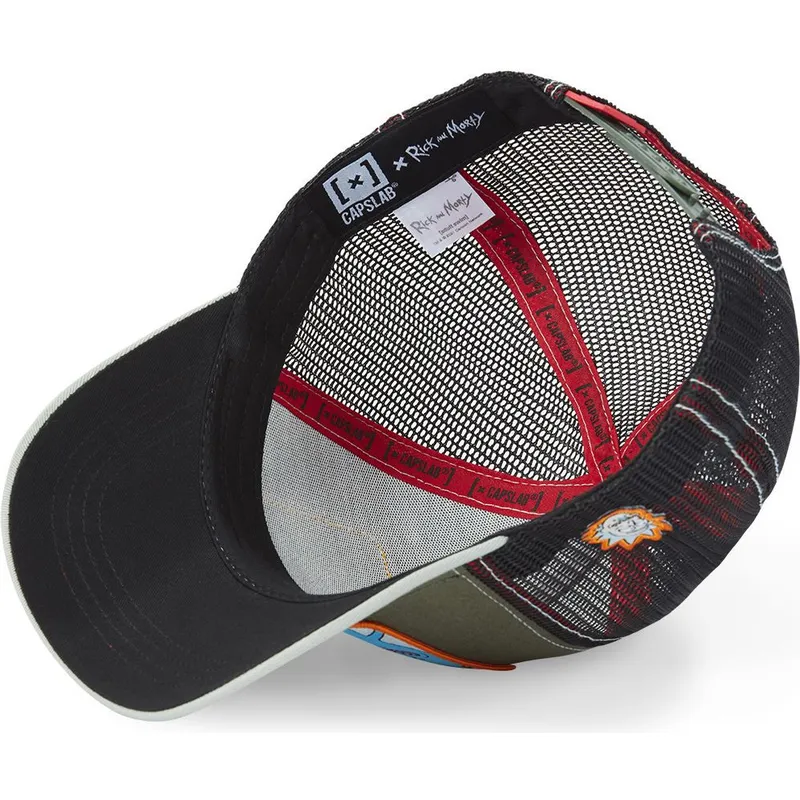 cepur-izliekta-truckeris-zals-snapback-mrm1-mr-meeseeks-riks-un-mortijs-no-capslab