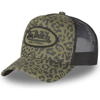 Cap izliekta leopard snapback no Von Dutch