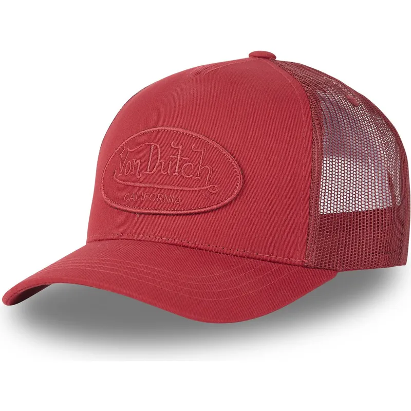 cepur-izliekta-truckeris-sarkans-snapback-lof-a3-no-von-dutch