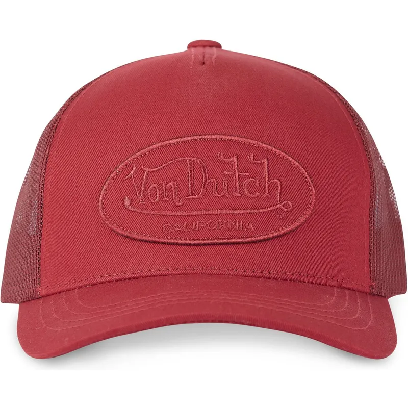 cepur-izliekta-truckeris-sarkans-snapback-lof-a3-no-von-dutch
