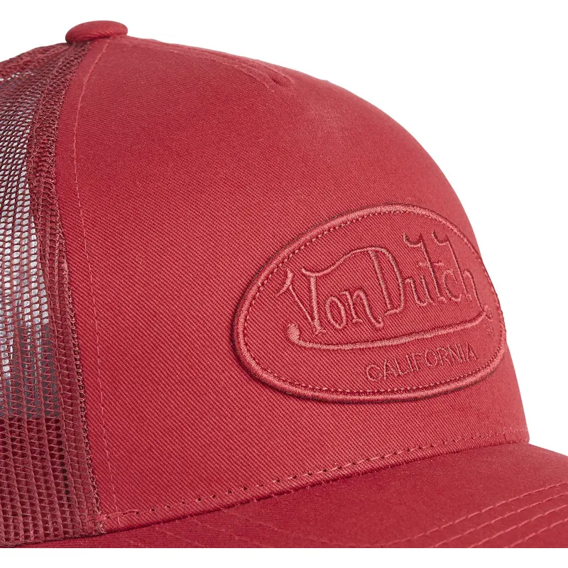 cepur-izliekta-truckeris-sarkans-snapback-lof-a3-no-von-dutch