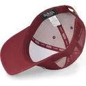 dunkelrote-verstellbare-trucker-kappe-lof-b1-von-von-dutch