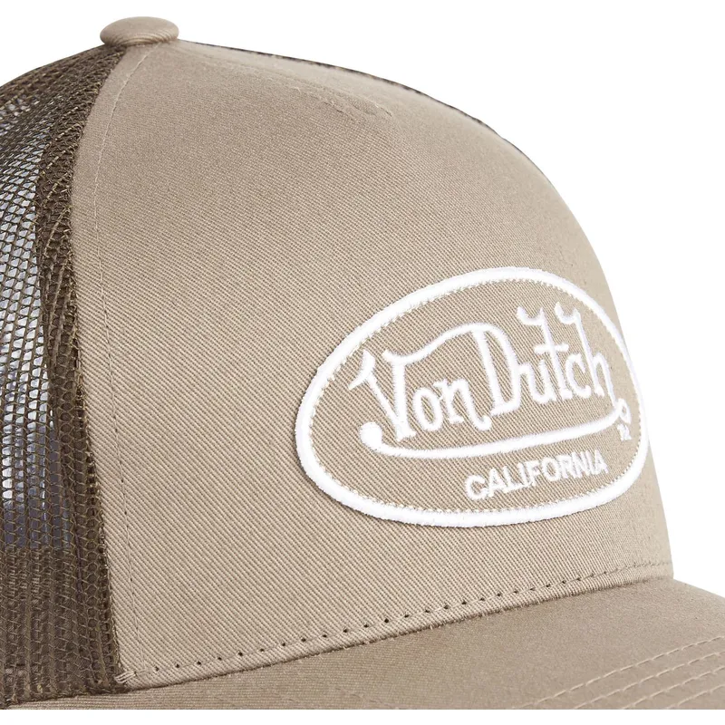 braune-verstellbare-trucker-kappe-lof-b3-von-von-dutch