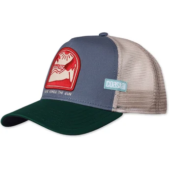 Cepur izliekta truckeris daudzkrāsains snapback Here Comes The Sun HFT no Coastal
