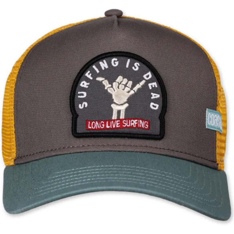 graue-und-gelbe-trucker-kappe-surfing-is-dead-hft-von-coastal