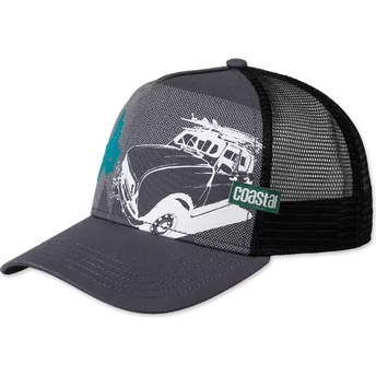 Coastal New “B” HFT Grey Trucker Hat