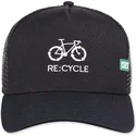cepur-izliekta-truckeris-melns-snapback-re-cycle-hft-no-coastal