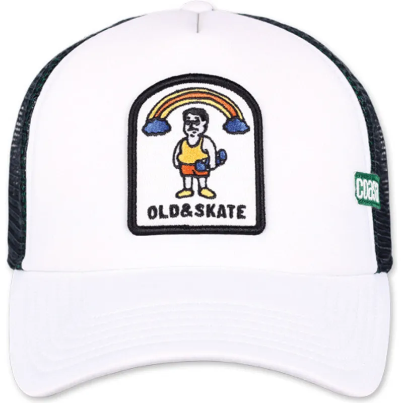 cepur-izliekta-truckeris-balts-snapback-old-skate-hft-no-coastal