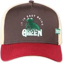 cepur-izliekta-truckeris-daudzkrasains-snapback-it-is-easy-being-green-hft-no-coastal