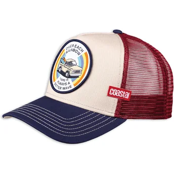 Cepur izliekta truckeris daudzkrāsains snapback Over Each Rainbow There Is Always A Better Wave HFT no Coastal