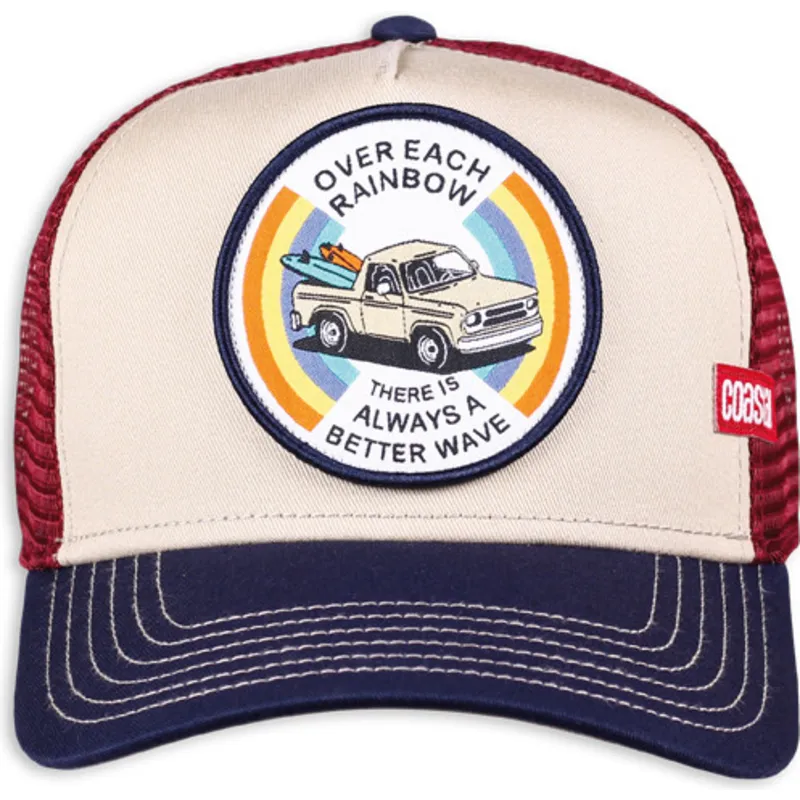 cepur-izliekta-truckeris-daudzkrasains-snapback-over-each-rainbow-there-is-always-a-better-wave-hft-no-coastal