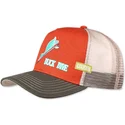 cepur-izliekta-truckeris-oranzs-snapback-duck-dive-hft-no-coastal
