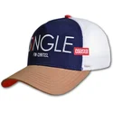 cepur-plakana-truckeris-daudzkrasains-snapback-single-fin-cartel-hft-no-coastal