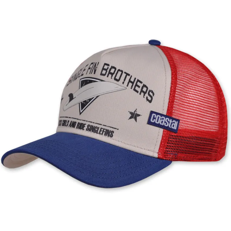 cepur-izliekta-truckeris-daudzkrasains-snapback-single-fin-brothers-hft-no-coastal