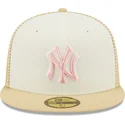 cepur-plakana-bess-pieguloss-rosa-59fifty-seam-stitch-no-new-york-yankees-mlb-no-new-era