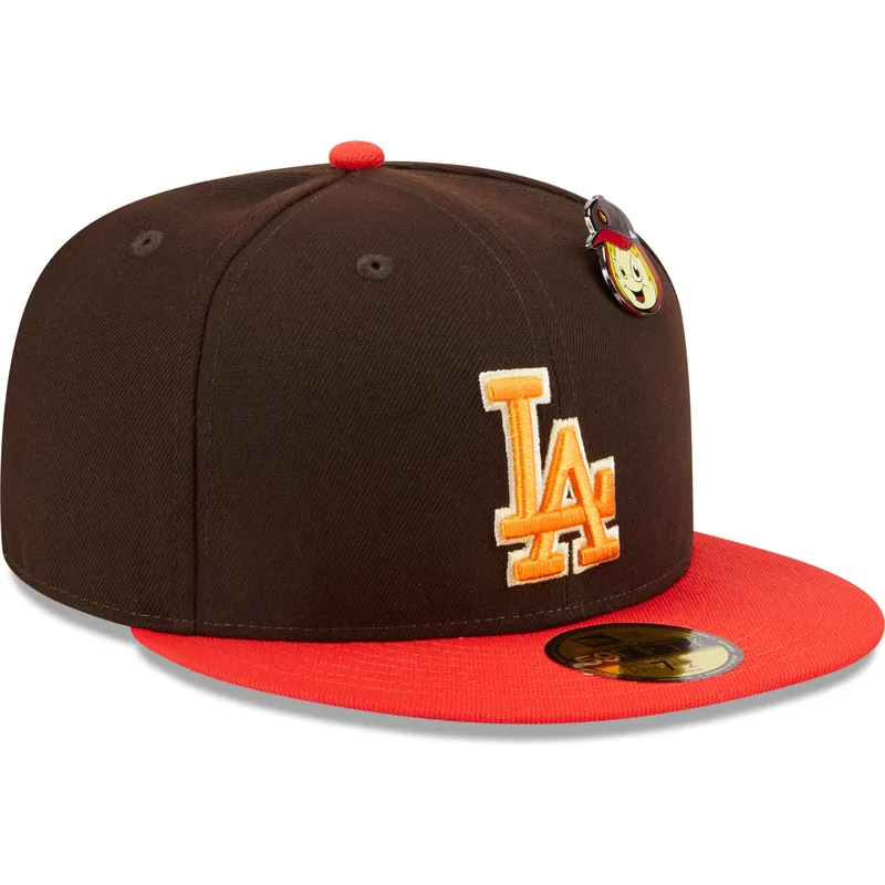 cepur-plakana-bruns-pieguloss-59fifty-the-elements-fire-pin-no-los-angeles-dodgers-mlb-no-new-era