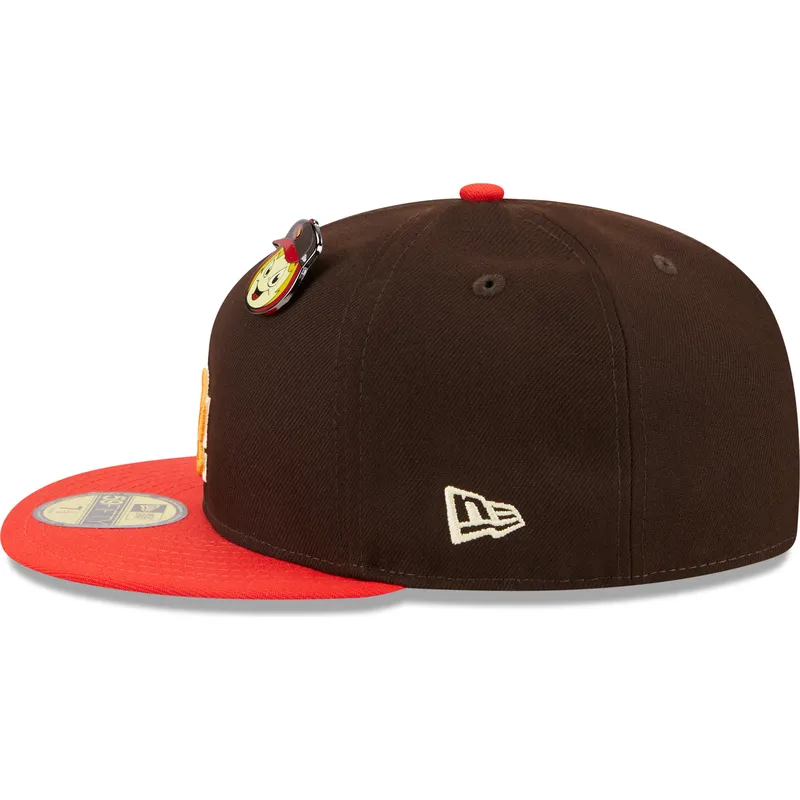 cap-plakana-brown-ajustada-59fifty-the-elements-fire-pin-no-los-angeles-dodgers-mlb-no-new-era