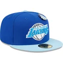 cepur-plakana-zils-pieguloss-59fifty-the-elements-water-pin-no-los-angeles-lakers-nba-no-new-era