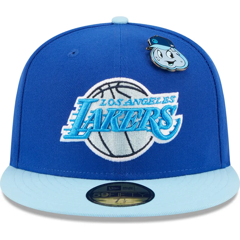 cepur-plakana-zils-pieguloss-59fifty-the-elements-water-pin-no-los-angeles-lakers-nba-no-new-era