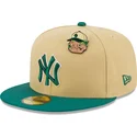 gorra-plana-beige-y-verde-ajustada-59fifty-the-elements-earth-pin-de-new-york-yankees-mlb-de-new-era