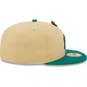 flache-beige-und-grune-anliegende-kappe-59fifty-the-elements-earth-pin-der-new-york-yankees-mlb-von-new-era
