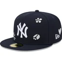cepur-plakana-tumsi-zils-pieguloss-59fifty-sunlight-pop-no-new-york-yankees-mlb-no-new-era