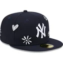 cepur-plakana-tumsi-zils-pieguloss-59fifty-sunlight-pop-no-new-york-yankees-mlb-no-new-era