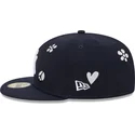 cepur-plakana-tumsi-zils-pieguloss-59fifty-sunlight-pop-no-new-york-yankees-mlb-no-new-era