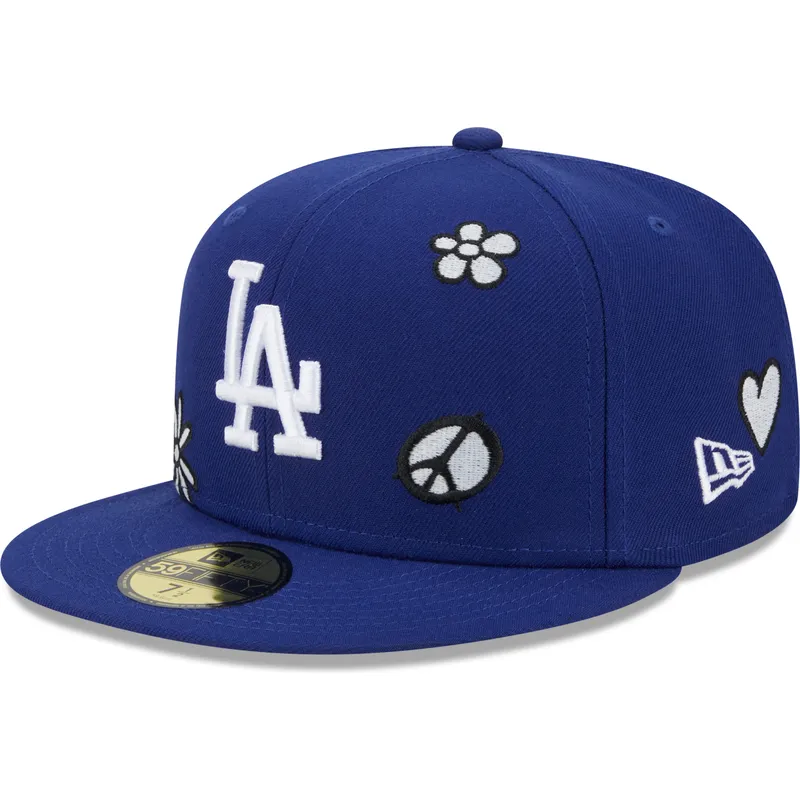 cepur-plakana-zils-pieguloss-59fifty-sunlight-pop-no-los-angeles-dodgers-mlb-no-new-era