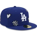 cepur-plakana-zils-pieguloss-59fifty-sunlight-pop-no-los-angeles-dodgers-mlb-no-new-era