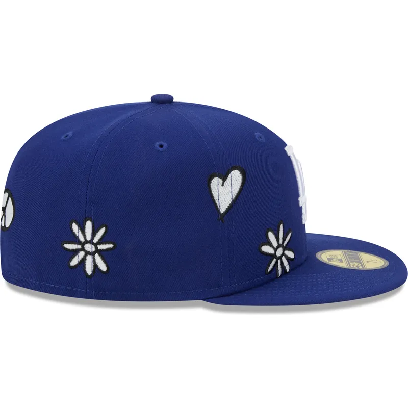 cepur-plakana-zils-pieguloss-59fifty-sunlight-pop-no-los-angeles-dodgers-mlb-no-new-era