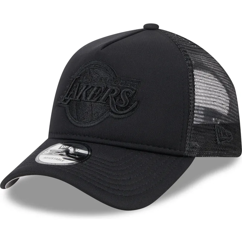 cepur-izliekta-truckeris-melns-snapback-9forty-a-frame-all-day-no-los-angeles-lakers-nba-no-new-era