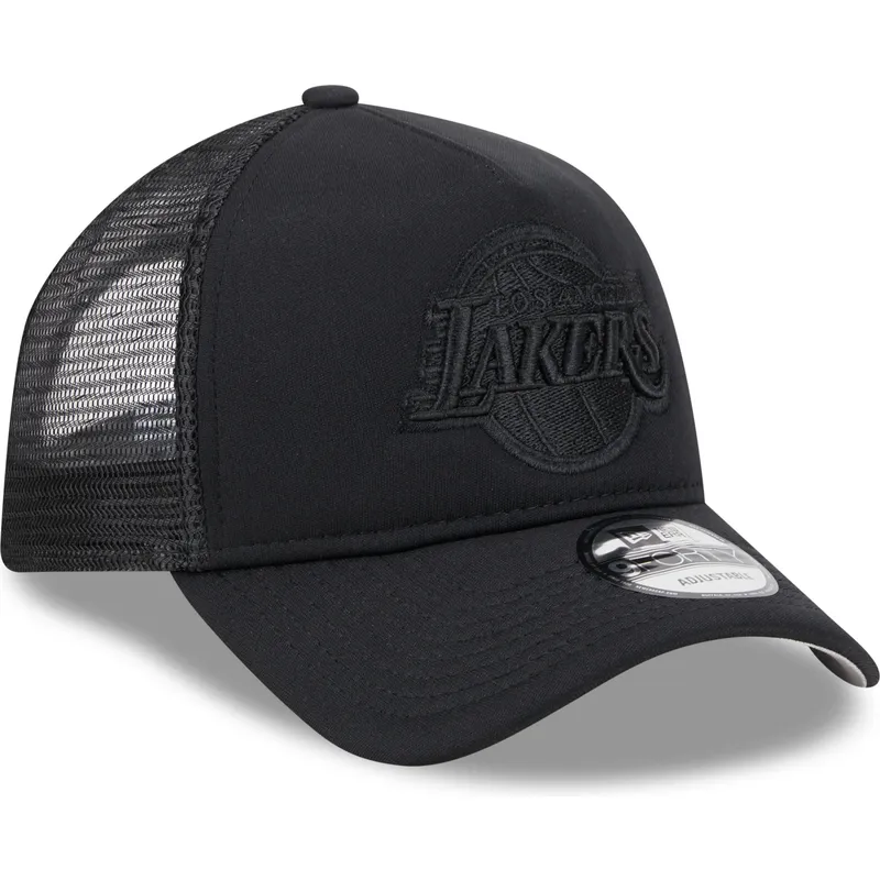 cepur-izliekta-truckeris-melns-snapback-9forty-a-frame-all-day-no-los-angeles-lakers-nba-no-new-era