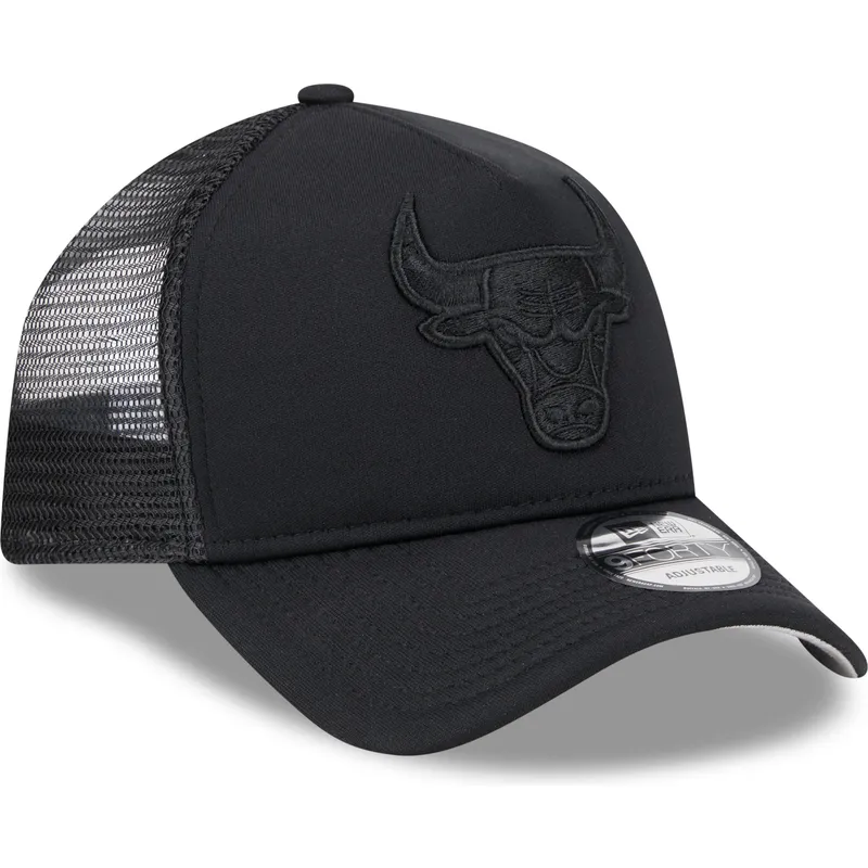 cepur-izliekta-truckeris-melns-snapback-9forty-a-frame-all-day-no-chicago-bulls-nba-no-new-era