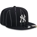 marineblaue-flache-snapback-kappe-9fifty-pinstripe-visor-clip-der-new-york-yankees-mlb-von-new-era