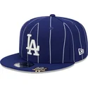 bla-platt-snapback-keps-9fifty-pinstripe-visor-clip-fran-los-angeles-dodgers-mlb-av-new-era