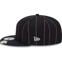 cepur-plakana-tumsi-zils-snapback-9fifty-pinstripe-visor-clip-no-detroit-tigers-mlb-no-new-era