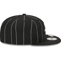 cepur-plakana-melns-snapback-9fifty-pinstripe-visor-clip-no-chicago-white-sox-mlb-no-new-era