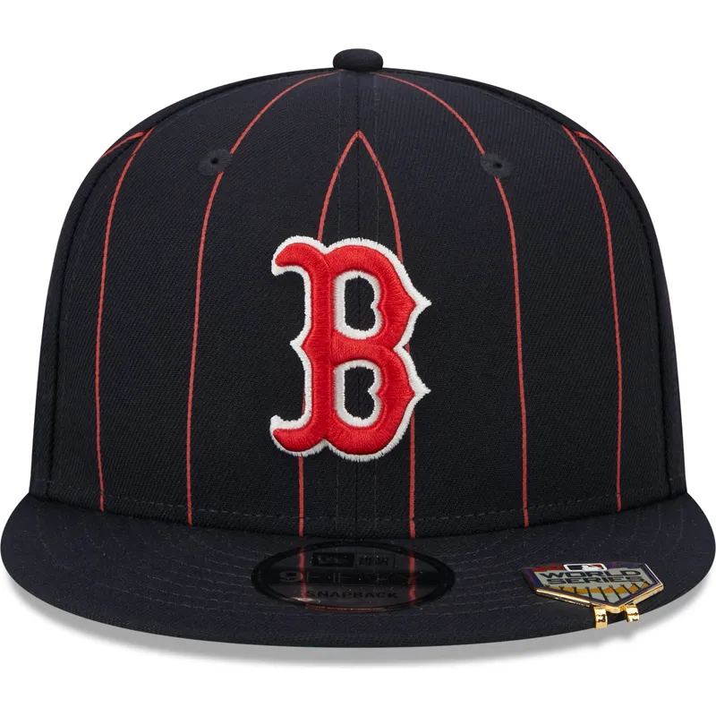 cap-plakana-navy-blue-snapback-9fifty-pinstripe-visor-clip-no-boston-red-sox-mlb-no-new-era cap-plakana-navy-blue-snapback-9fifty-pinstripe-visor-clip-no-boston-red-sox-mlb-no-new-era