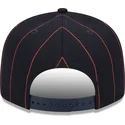 marineblaue-flache-snapback-kappe-9fifty-pinstripe-visor-clip-der-boston-red-sox-mlb-von-new-era