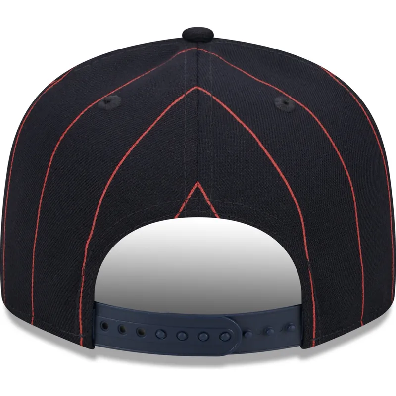 cap-plakana-navy-blue-snapback-9fifty-pinstripe-visor-clip-no-boston-red-sox-mlb-no-new-era cap-plakana-navy-blue-snapback-9fifty-pinstripe-visor-clip-no-boston-red-sox-mlb-no-new-era