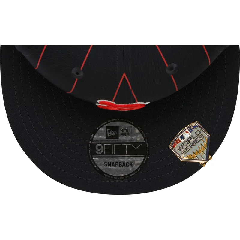 cap-plakana-navy-blue-snapback-9fifty-pinstripe-visor-clip-no-boston-red-sox-mlb-no-new-era cap-plakana-navy-blue-snapback-9fifty-pinstripe-visor-clip-no-boston-red-sox-mlb-no-new-era