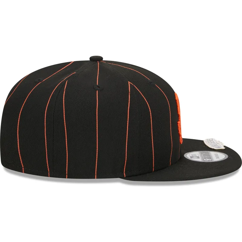 cepur-plakana-melns-snapback-9fifty-pinstripe-visor-clip-no-san-francisco-giants-mlb-no-new-era