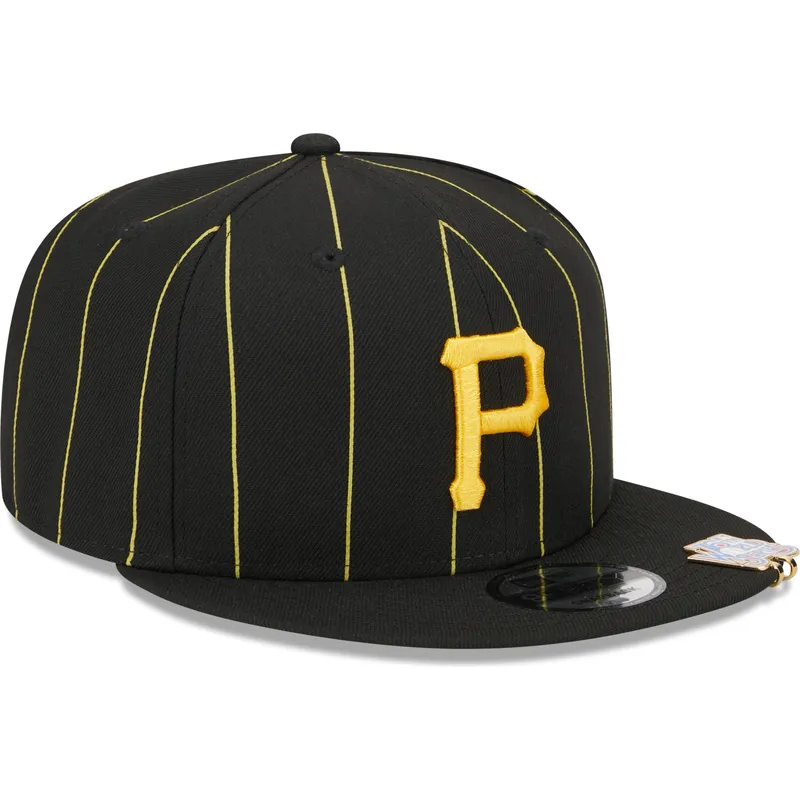cepur-plakana-melns-snapback-9fifty-pinstripe-visor-clip-no-pittsburgh-pirates-mlb-no-new-era