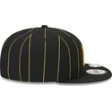 cap-plakana-black-snapback-9fifty-pinstripe-visor-clip-no-pittsburgh-pirates-mlb-no-new-era