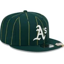 cap-plakana-green-snapback-9fifty-pinstripe-visor-clip-no-oakland-athletics-mlb-no-new-era