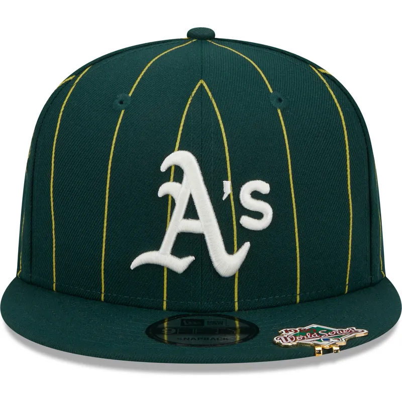 cap-plakana-green-snapback-9fifty-pinstripe-visor-clip-no-oakland-athletics-mlb-no-new-era