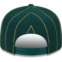 grune-flache-snapback-kappe-9fifty-pinstripe-visor-clip-der-oakland-athletics-mlb-von-new-era