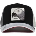 cepur-izliekta-truckeris-melns-snapback-bird-s-the-word-the-farm-no-goorin-bros